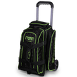 Storm Rolling Thunder 2 Ball Roller Checkered Black/Lime Bowling Bag suitcase league tournament play sale discount coupon online pba tour