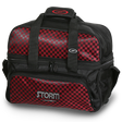 Storm 2 Ball Tote Deluxe Black/Checkered Red Bowling Bag suitcase league tournament play sale discount coupon online pba tour