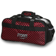Storm 2 Ball Tote Black/Checkered Red Bowling Bag suitcase league tournament play sale discount coupon online pba tour