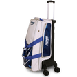 Storm Rolling Thunder Signature 3 Ball Roller (4-Wheel Edition) White/Blue Bowling Bag suitcase league tournament play sale discount coupon online pba tour