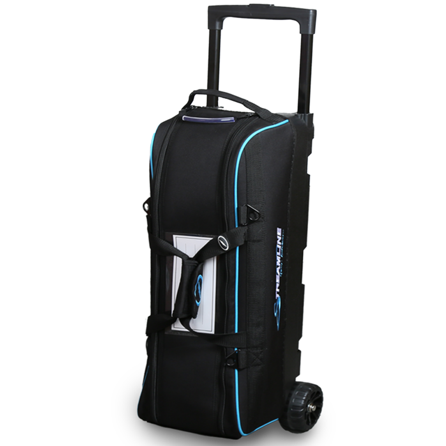 Storm 3 Ball In-Line Triple Roller Tour Edition Bowling Bag suitcase league tournament play sale discount coupon online pba tour
