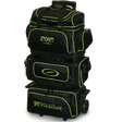 Storm Rolling Thunder 6 Ball Roller Black/Lime Bowling Bag suitcase league tournament play sale discount coupon online pba tour