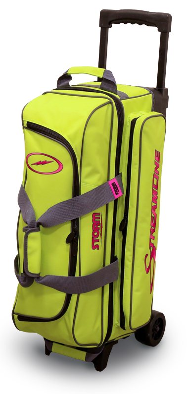 Storm Streamline 3 Ball Lime/Grey Roller Bowling Bag – Inside Bowling