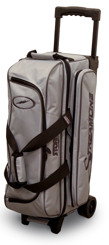 Storm Streamline 3 Ball Silver/Black Roller Bowling Bag – Inside