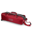 Storm 3 Ball Tournament Triple Roller Travel Tote Red Bowling Bag suitcase league tournament play sale discount coupon online pba tour