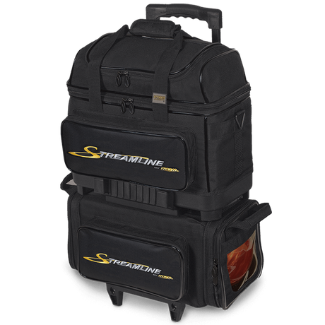 Storm Streamline 4 Ball Roller Black Bowling Bag suitcase league tournament play sale discount coupon online pba tour