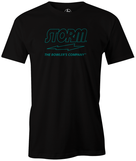 storm the bowlers company nation t-shirt tee practice jersey pba bowling utah teal black belmonte weber pete bill chrisman sale leader champion thunder road hyroad
