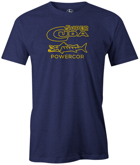 columbia-300-super-cuda-powercor bowling-ball-logo-tee-shirt-bowler-tshirt