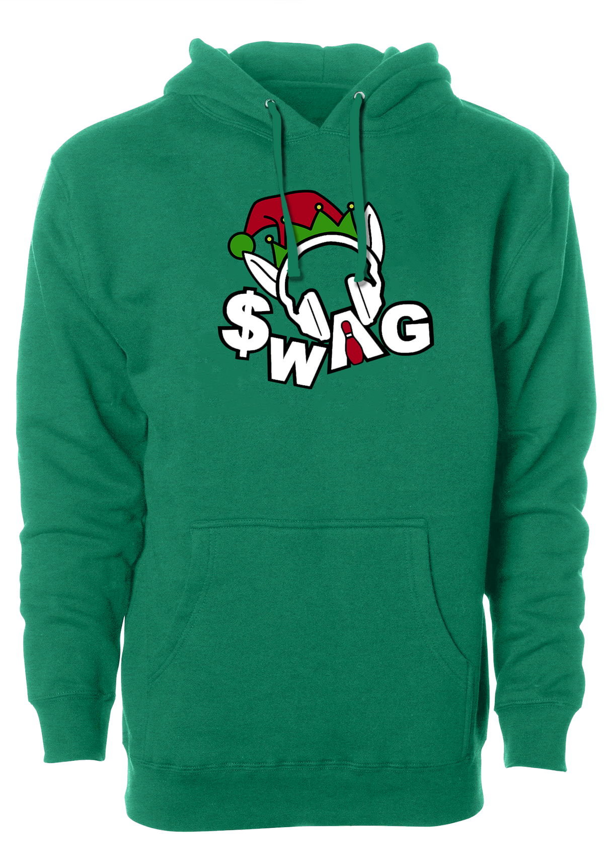 Tis' the season for Christmas bowling tee shirts. Show your Merriness on and off the lanes with the Swag bowling Holiday T-shirt!  ugly christmas hoodie t-shirt comes in red and black colors. Show your holiday spirit with this shirt that helps you hook the ball at your office party or night out with your friends!  Bowling gift holiday gift guide. Tee-shirt gift. Christmas Tree