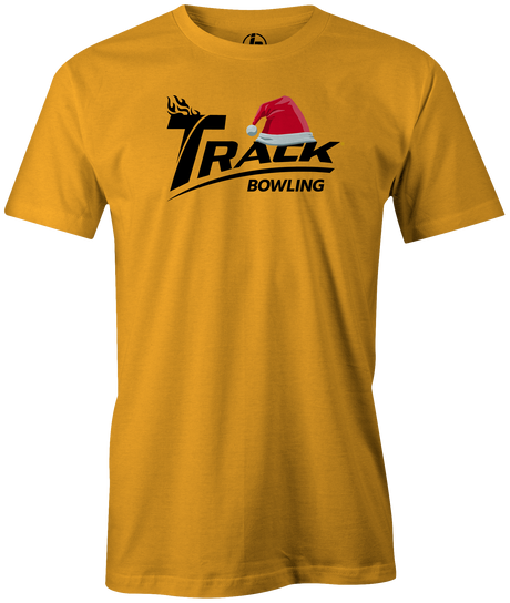 Track Bowling Black Logo Christmas T-shirt