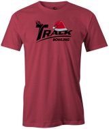 Track Bowling Black Logo Christmas T-shirt