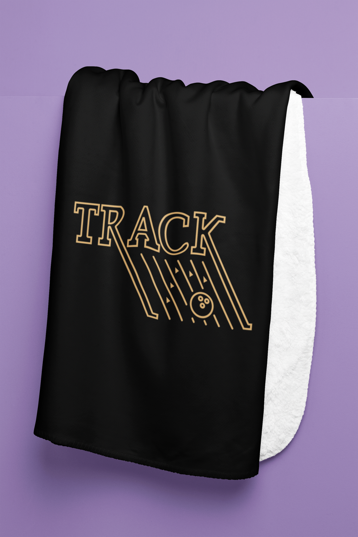 Track Retro Logo 50" x 60" Plush Blanket