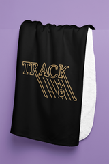 Track Retro Logo 50" x 60" Plush Blanket