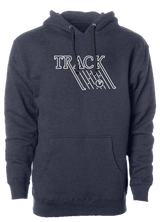 Keep warm in this stylish - Track Retro - design hooded sweatshirt. #TrackBowling #EvolutionaryRevolutionary 60/40 cotton/polyester blend material Standard Fit - Men's Sizing Jersey-lined hood Split-stitched double-needle sewing on all seams Twill neck tape 1x1 ribbing at cuffs & waistband Metal eyelets Front pouch pocket Midweight Hoodie/Hooded Sweatshirt