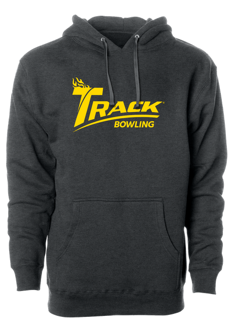 Keep warm in this stylish - Track Classic - design hooded sweatshirt. #TrackBowling #EvolutionaryRevolutionary 60/40 cotton/polyester blend material Standard Fit - Men's Sizing Jersey-lined hood Split-stitched double-needle sewing on all seams Twill neck tape 1x1 ribbing at cuffs & waistband Metal eyelets Front pouch pocket Midweight Hoodie/Hooded Sweatshirt