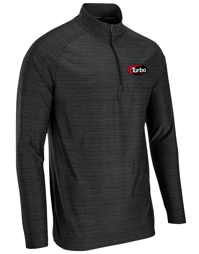 Turbo Black Striker Quarter Zip Pullover