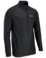 Turbo Black Striker Quarter Zip Pullover