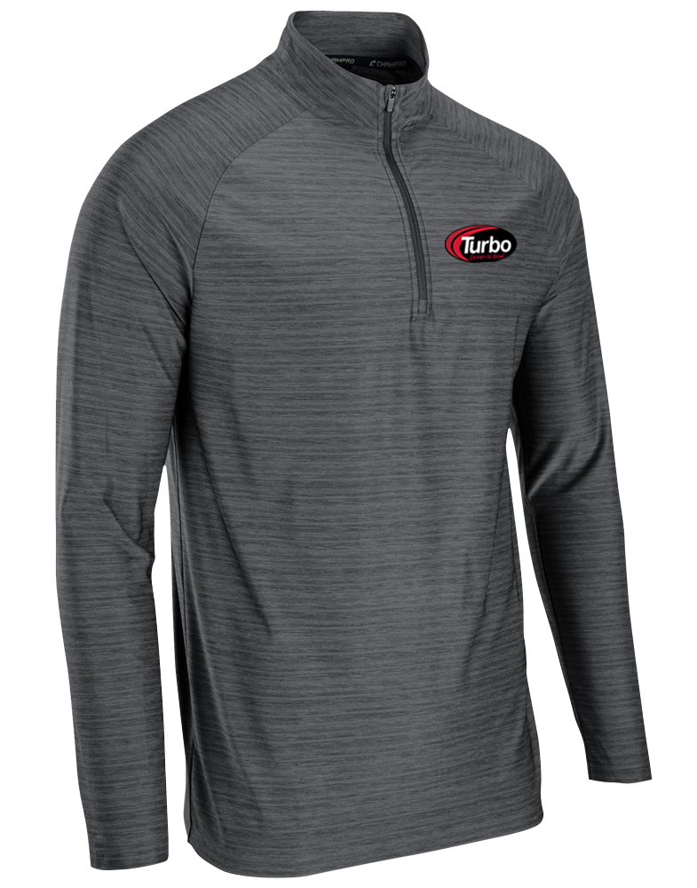 Turbo Black Striker Quarter Zip Pullover