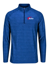 Turbo White Striker Quarter Zip Pullover