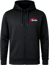 Turbo White Full Zip Hoodie