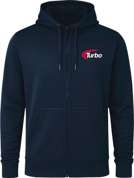 Turbo White Full Zip Hoodie