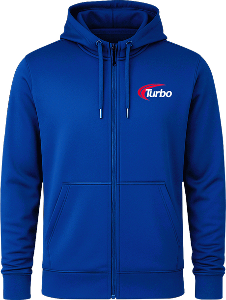 Turbo White Full Zip Hoodie