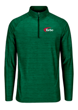 Turbo White Striker Quarter Zip Pullover