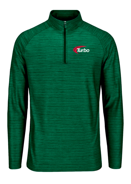 Turbo White Striker Quarter Zip Pullover