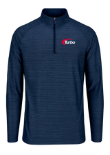 Turbo White Striker Quarter Zip Pullover