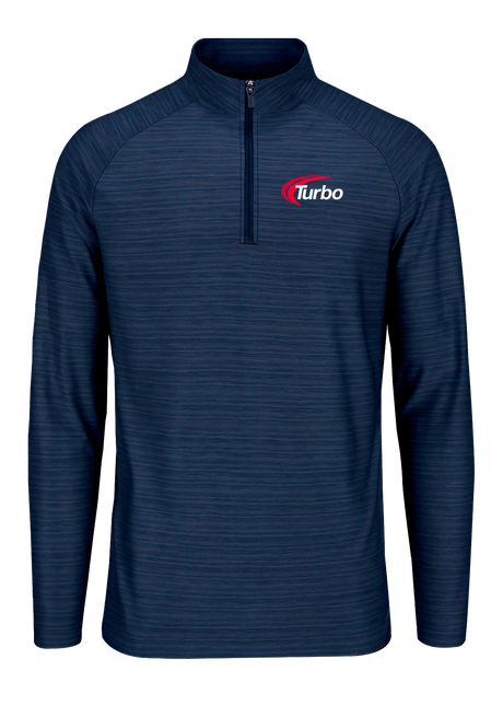 Turbo White Striker Quarter Zip Pullover
