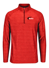 Turbo White Striker Quarter Zip Pullover