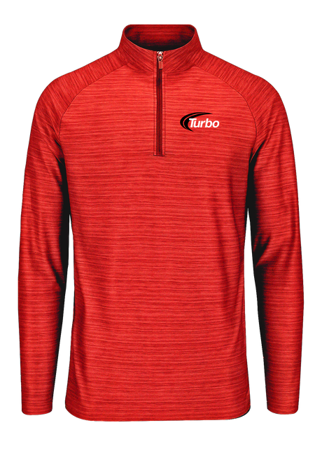 Turbo White Striker Quarter Zip Pullover