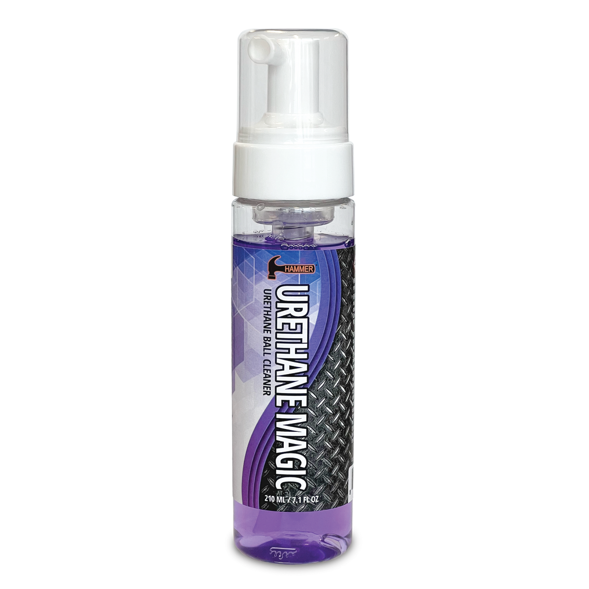 Hammer Urethane Magic Bowling Ball Cleaner. Unique formula designed to clean and restore urethane bowling balls Removes oil, dirt, and belt marks from the surface of the ball Biobased Grape scented USBC approved for before and after competitionExtra large size Gift, cheap, sale, bowling ball, clean, wipe, nothing hits like a hammer, pro shop, black widow, brunswick, brands of brusnwick. Free Shipping. Service. 