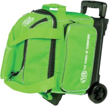 Vise 1 Ball Roller Bowling Bag Green