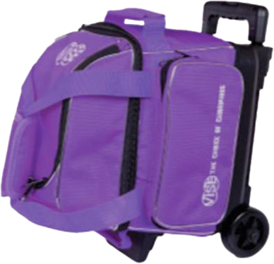 Vise 1 Ball Roller Bowling Bag Purple