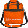 Vise 1 Ball Tote Bowling Bag Orange