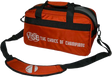 Vise 2 Ball Tote Clear Top Double Red bowling ball bag