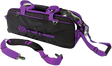 Vise 3 Ball Tote Black/Purple Clear Top