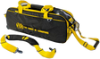 Vise 3 Ball Tote Black/Yellow Clear Top