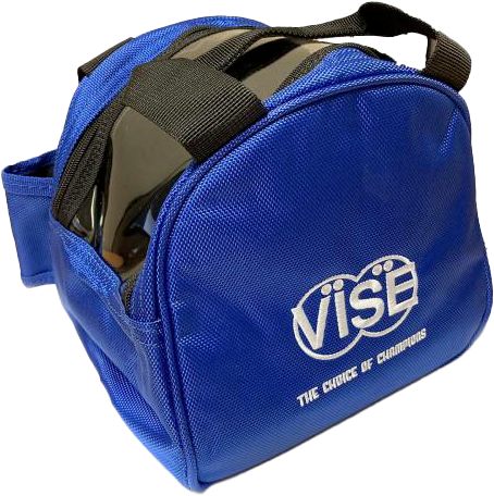 Vise Clear Top Add-On Bowling Ball Bag Blue