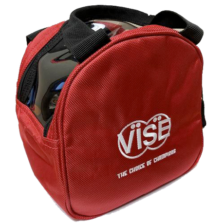 Vise Clear Top Add-On Bowling Ball Bag Red