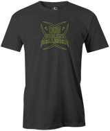 The DV8 Violent Collision tee is available in multiple colors. This is the perfect gift for any DV8 bowling fan or avid bowler. Tee, tee shirt, tee-shirt, t-shirt, t shirt, team bowling shirt, league bowling shirt, brunswick bowling, bowling brand, usbc, pba, pwba, apparel, cool tee. 