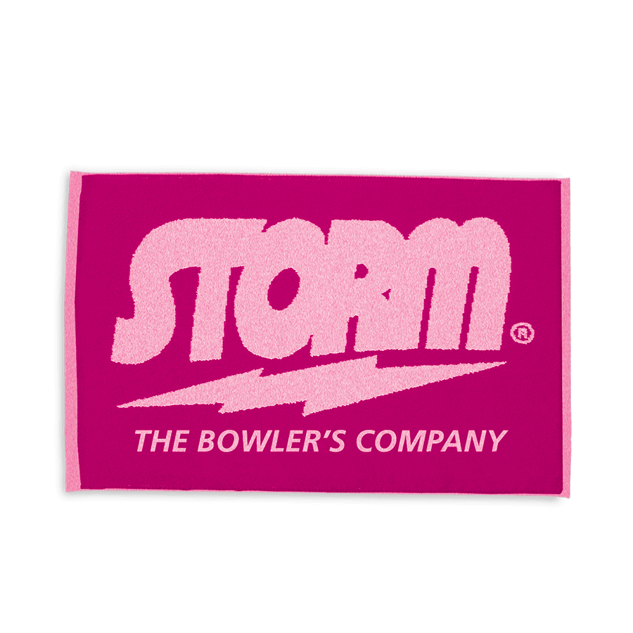 The pink woven towel is part of our Paint the Lanes Pink initiative. This means every time this item is purchased, Storm will donate a portion of the proceeds to help in the fight against breast cancer. Look for additional items containing the Storm Feminine logo throughout our Storm Shop.