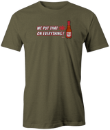 we-put-that-on-everything brunsnick tee shirt bowling ball youtube review videos bowler tshirt 