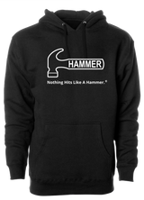 Hammer Bowling White Tagline Hoodie