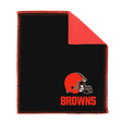 NFL Shammy Cleveland Browns Ultimate oil removing pad Leather on both sides Restores tacky feel for better ball performance Embroidered logos 8" x 7.5"
