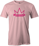 Brunswick Bowling Pink Crown Tee