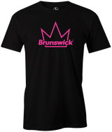 Brunswick Bowling Pink Crown Tee