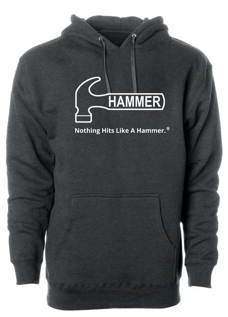 Hammer Bowling White Tagline Hoodie