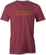 The perfect t-shirt for you if you loved the Crush/R Reactive Resin bowling ball! This is the perfect gift for any ebonite bowling fan or avid bowler! Tommy Jones, Tshirt, tee, tee-shirt, tee shirt, Pro shop. League bowling team shirt. PBA. PWBA. USBC. Tournament t-shirt. Men's. Bowling ball. 